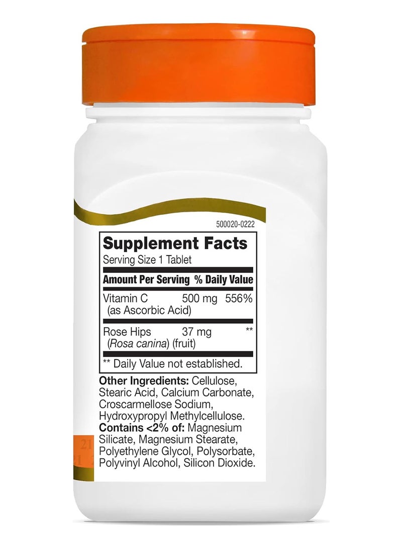 21st Century C 500 mg with Rose HIPS - 110 Tablets - Image 2